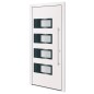 vidaXL Haustür Weiß 100x210 cm Aluminium und PVC vidaXL Haustür Weiß 100x210 cm Aluminium und PVC