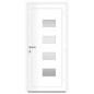 vidaXL Haustür Weiß 100x210 cm Aluminium und PVC vidaXL Haustür Weiß 100x210 cm Aluminium und PVC