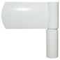 vidaXL Haustür Weiß 100x210 cm Aluminium und PVC vidaXL Haustür Weiß 100x210 cm Aluminium und PVC