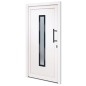 vidaXL Haustür Weiß 108x200 cm PVC vidaXL Haustür Weiß 108x200 cm PVC