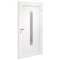 vidaXL Haustür Weiß 108x200 cm PVC vidaXL Haustür Weiß 108x200 cm PVC
