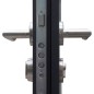 vidaXL Haustür Anthrazit 110x207,5 cm Aluminium vidaXL Haustür Anthrazit 110x207,5 cm Aluminium
