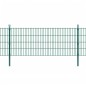 vidaXL Zaunpfosten 10 Stk. Grün 130 cm Verzinkter Stahl vidaXL Zaunpfosten 10 Stk. Grün 130 cm Verzinkter Stahl