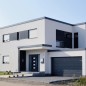 vidaXL Haustür Anthrazit 100x200 cm Aluminium und PVC vidaXL Haustür Anthrazit 100x200 cm Aluminium und PVC