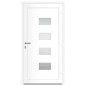 vidaXL Haustür Anthrazit 100x200 cm Aluminium und PVC vidaXL Haustür Anthrazit 100x200 cm Aluminium und PVC