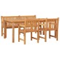 vidaXL 4-tlg. Garten-Essgruppe Massivholz Teak vidaXL 4-tlg. Garten-Essgruppe Massivholz Teak