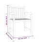 vidaXL 4-tlg. Garten-Essgruppe Massivholz Teak vidaXL 4-tlg. Garten-Essgruppe Massivholz Teak