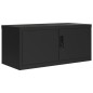 vidaXL Aktenschrank Schwarz 90x40x110 cm Stahl vidaXL Aktenschrank Schwarz 90x40x110 cm Stahl