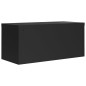 vidaXL Aktenschrank Schwarz 90x40x110 cm Stahl vidaXL Aktenschrank Schwarz 90x40x110 cm Stahl