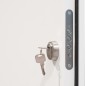 vidaXL Haustür Weiß 90x200 cm Aluminium vidaXL Haustür Weiß 90x200 cm Aluminium