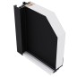 vidaXL Haustür Weiß 90x200 cm Aluminium vidaXL Haustür Weiß 90x200 cm Aluminium