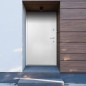 vidaXL Haustür Weiß 110x207,5 cm Aluminium vidaXL Haustür Weiß 110x207,5 cm Aluminium