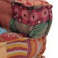 vidaXL Modularer Pouf mit Kissen Patchwork Stoff vidaXL Modularer Pouf mit Kissen Patchwork Stoff