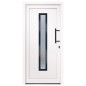 vidaXL Haustür Weiß 98x200 cm PVC vidaXL Haustür Weiß 98x200 cm PVC