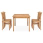 vidaXL 5-tlg. Garten-Essgruppe Massivholz Teak vidaXL 5-tlg. Garten-Essgruppe Massivholz Teak