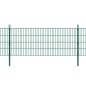 vidaXL Zaunpfosten 20 Stk. Grün 130 cm Verzinkter Stahl vidaXL Zaunpfosten 20 Stk. Grün 130 cm Verzinkter Stahl