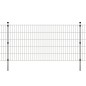 vidaXL Zaunpfosten 20 Stk. Silbern 150 cm Verzinkter Stahl vidaXL Zaunpfosten 20 Stk. Silbern 150 cm Verzinkter Stahl