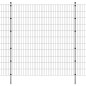 vidaXL Zaunpfosten 20 Stk. Silbern 280 cm Verzinkter Stahl vidaXL Zaunpfosten 20 Stk. Silbern 280 cm Verzinkter Stahl