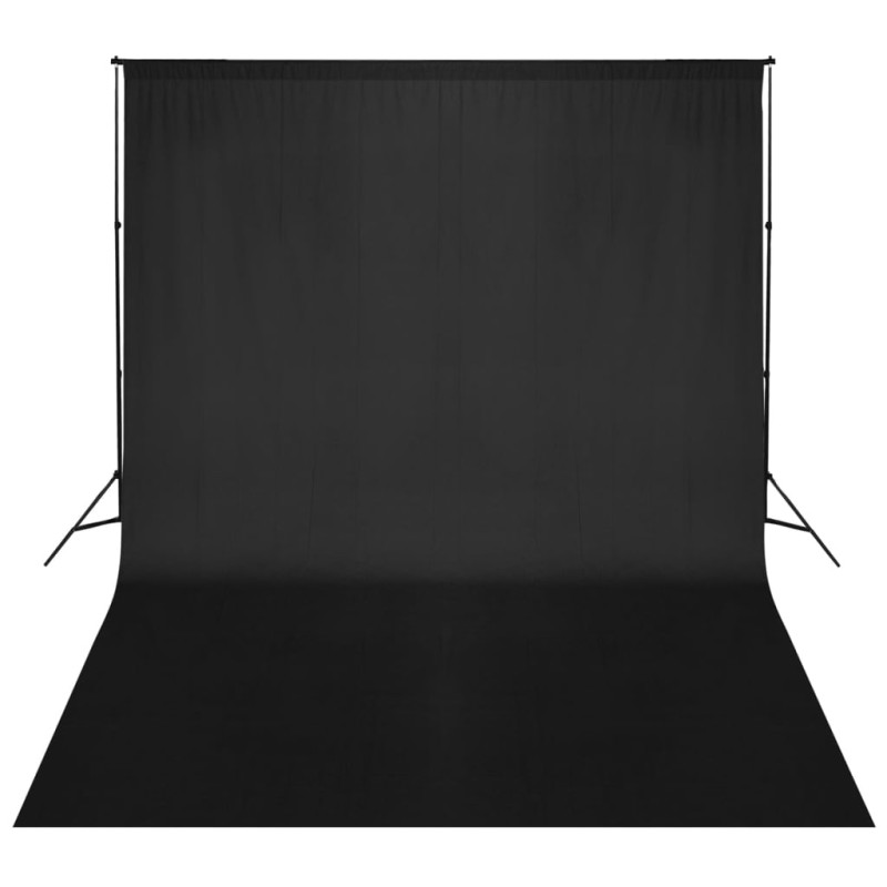 vidaXL Fotohintergrund-System 500 x 300 cm Schwarz vidaXL Fotohintergrund-System 500 x 300 cm Schwarz