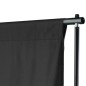 vidaXL Fotohintergrund-System 500 x 300 cm Schwarz vidaXL Fotohintergrund-System 500 x 300 cm Schwarz
