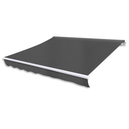 vidaXL Gelenkarmmarkise Handbetrieben 300 cm Anthrazit 