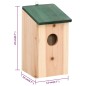 vidaXL Vogelhäuser 8 Stk. Holz 12x12x22 cm vidaXL Vogelhäuser 8 Stk. Holz 12x12x22 cm