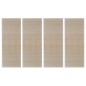 vidaXL Bambusteppiche 4 Stk. Rechteckig Natur 120x180 cm vidaXL Bambusteppiche 4 Stk. Rechteckig Natur 120x180 cm