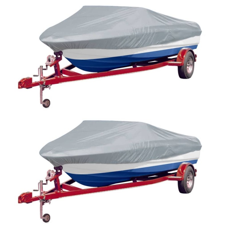 vidaXL Bootspersenninge 2 Stk. Grau Länge 610-671 cm Breite 254 cm vidaXL Bootspersenninge 2 Stk. Grau Länge 610-671 cm Breite 254 cm
