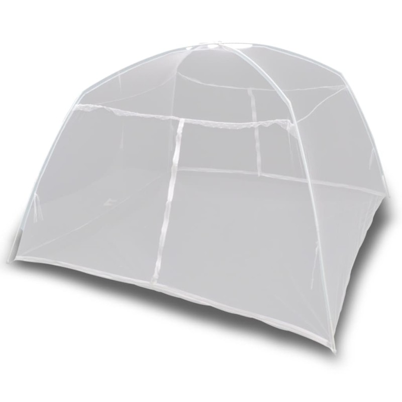 vidaXL Campingzelt 200×120×130 cm Fiberglas Weiß vidaXL Campingzelt 200×120×130 cm Fiberglas Weiß