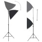 vidaXL Fotostudio-Set mit Softboxen und Hintergrundsystem vidaXL Fotostudio-Set mit Softboxen und Hintergrundsystem