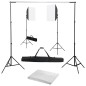 vidaXL Fotostudio-Set mit Softboxen und Hintergrundsystem vidaXL Fotostudio-Set mit Softboxen und Hintergrundsystem