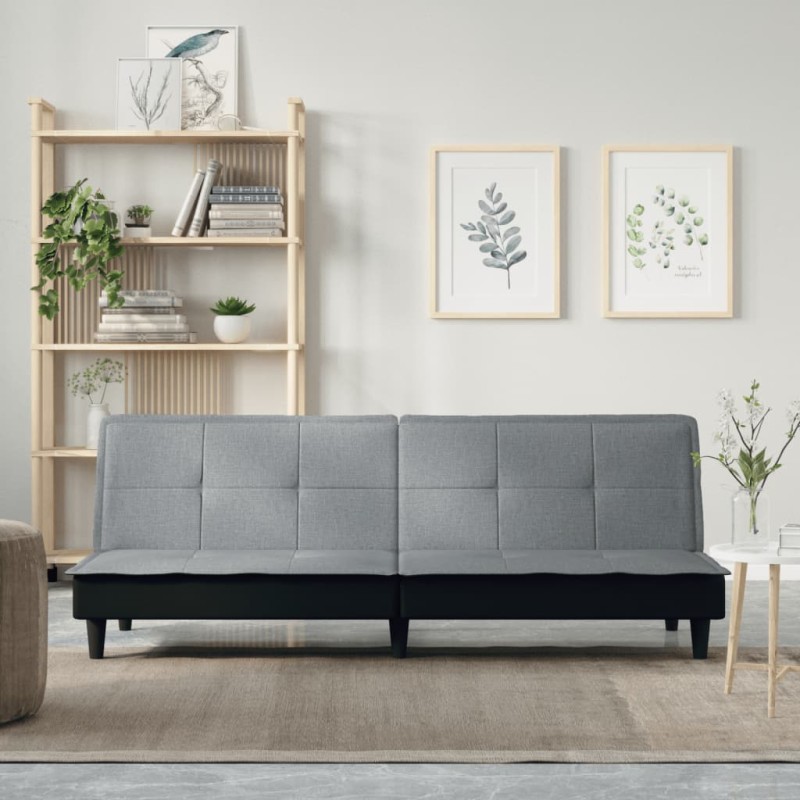 Schlafsofa Hellgrau Stoff Schlafsofa Hellgrau Stoff