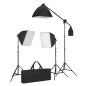 vidaXL Fotostudio-Set mit Softbox-Leuchten und Hintergrund vidaXL Fotostudio-Set mit Softbox-Leuchten und Hintergrund