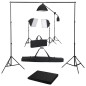 vidaXL Fotostudio-Set mit Softbox-Leuchten und Hintergrund vidaXL Fotostudio-Set mit Softbox-Leuchten und Hintergrund