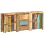 vidaXL Sideboard mit 3 Schubladen und 4 Türen Altholz Massiv vidaXL Sideboard mit 3 Schubladen und 4 Türen Altholz Massiv