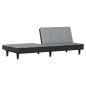 Schlafsofa Hellgrau Stoff Schlafsofa Hellgrau Stoff