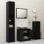 vidaXL 3-tlg. Badmöbel-Set Schwarz Holzwerkstoff vidaXL 3-tlg. Badmöbel-Set Schwarz Holzwerkstoff