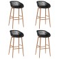 vidaXL 5-tlg. Bar-Set Weiß und Schwarz vidaXL 5-tlg. Bar-Set Weiß und Schwarz