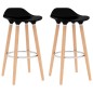vidaXL 3-tlg. Bar-Set Schwarz und Weiß vidaXL 3-tlg. Bar-Set Schwarz und Weiß
