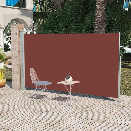 vidaXL Ausziehbare Seitenmarkise 160x300 cm Braun 