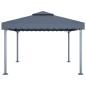 vidaXL Pavillon mit LED-Lichterkette 400x300 cm Anthrazit Aluminium vidaXL Pavillon mit LED-Lichterkette 400x300 cm Anthrazit Aluminium