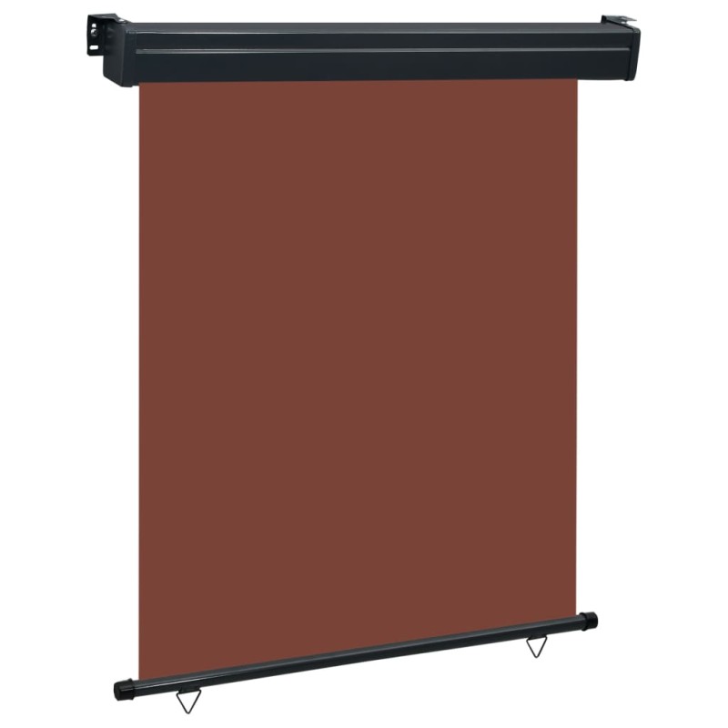 vidaXL Balkon-Seitenmarkise 140 × 250 cm Braun vidaXL Balkon-Seitenmarkise 140 × 250 cm Braun