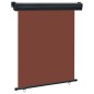 vidaXL Balkon-Seitenmarkise 140 × 250 cm Braun vidaXL Balkon-Seitenmarkise 140 × 250 cm Braun