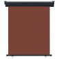vidaXL Balkon-Seitenmarkise 140 × 250 cm Braun vidaXL Balkon-Seitenmarkise 140 × 250 cm Braun