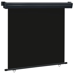 vidaXL Balkon-Seitenmarkise 170 × 250 cm Schwarz