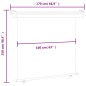 vidaXL Balkon-Seitenmarkise 170 × 250 cm Schwarz vidaXL Balkon-Seitenmarkise 170 × 250 cm Schwarz