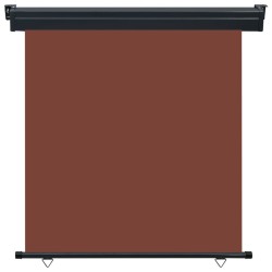 vidaXL Balkon-Seitenmarkise 170x250 cm Braun