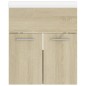 vidaXL Waschbeckenunterschrank Einbaubecken Sonoma-Eiche Holzwerkstoff vidaXL Waschbeckenunterschrank Einbaubecken Sonoma-Eiche Holzwerkstoff