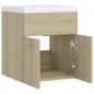 vidaXL Waschbeckenunterschrank Einbaubecken Sonoma-Eiche Holzwerkstoff vidaXL Waschbeckenunterschrank Einbaubecken Sonoma-Eiche Holzwerkstoff