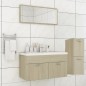 vidaXL Badmöbel-Set Sonoma-Eiche Holzwerkstoff vidaXL Badmöbel-Set Sonoma-Eiche Holzwerkstoff